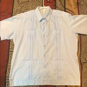 Renato Blue Guayabera